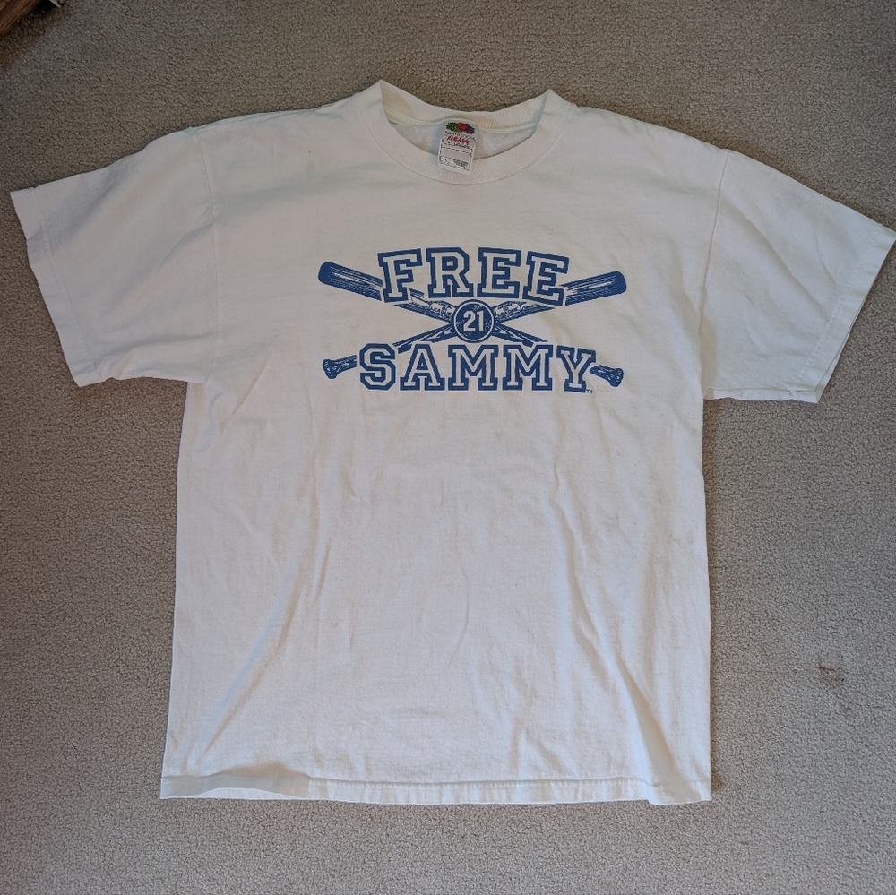 Free Sammy Sosa T-shirt Size Large